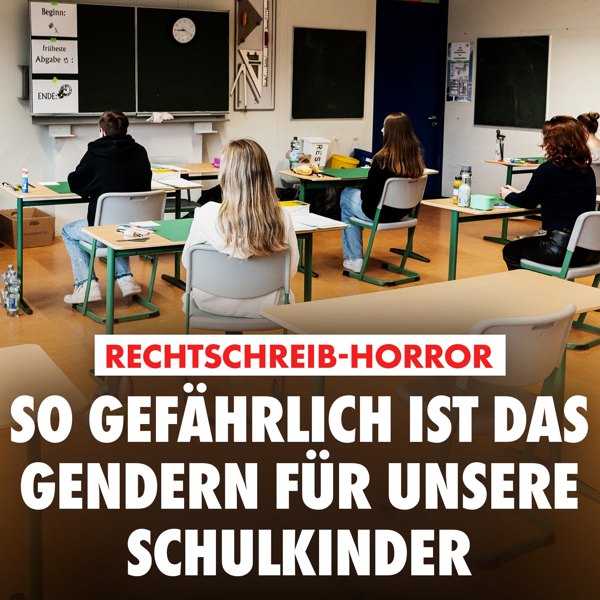 Rechtschreib-Horror: So gefährlich ist das Gendern für unsere Schulkinder