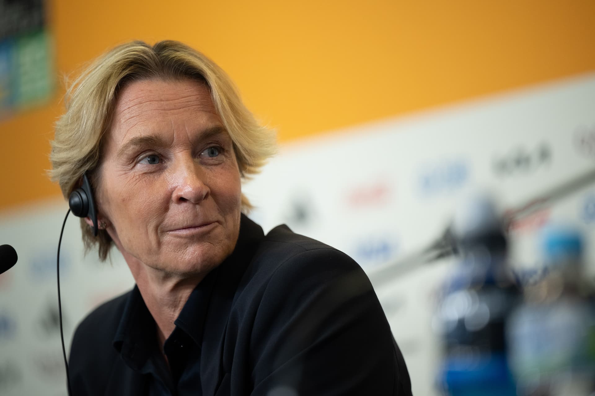 Bundestrainerin Voss-Tecklenburg über die Stimmung im Team: „Nicht nötig, den Pausenclown zu spielen“