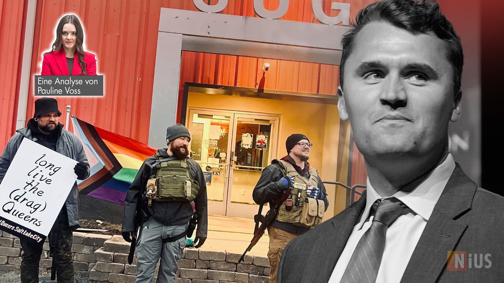 Sie posieren mit Maschinengewehren und Progress-Pride-Flagge: So gefährlich ist der neue Trans-Terror