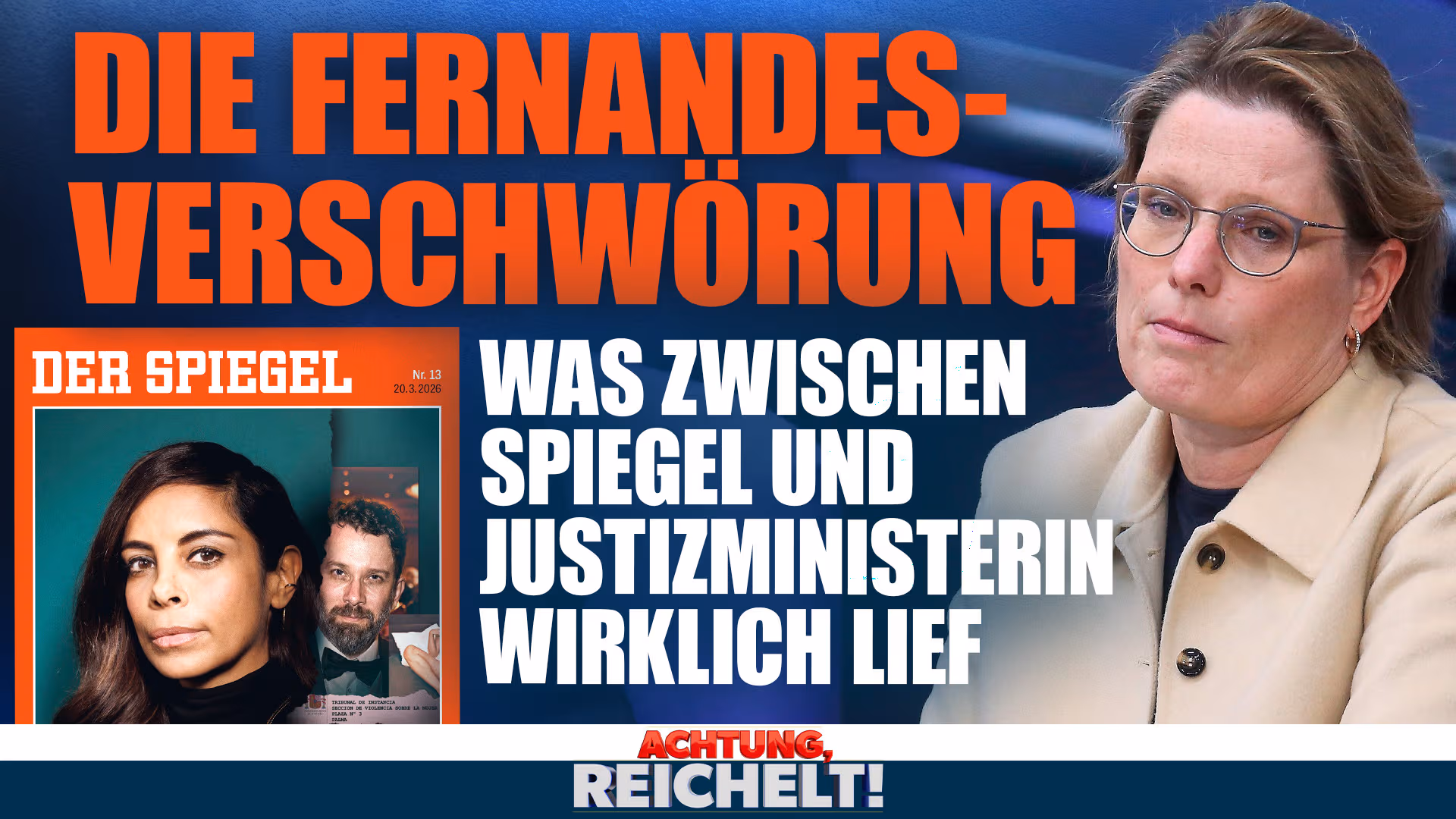 Die Beweise! So lief die Fernandes-Verschwörung zwischen Spiegel und Justizministerin