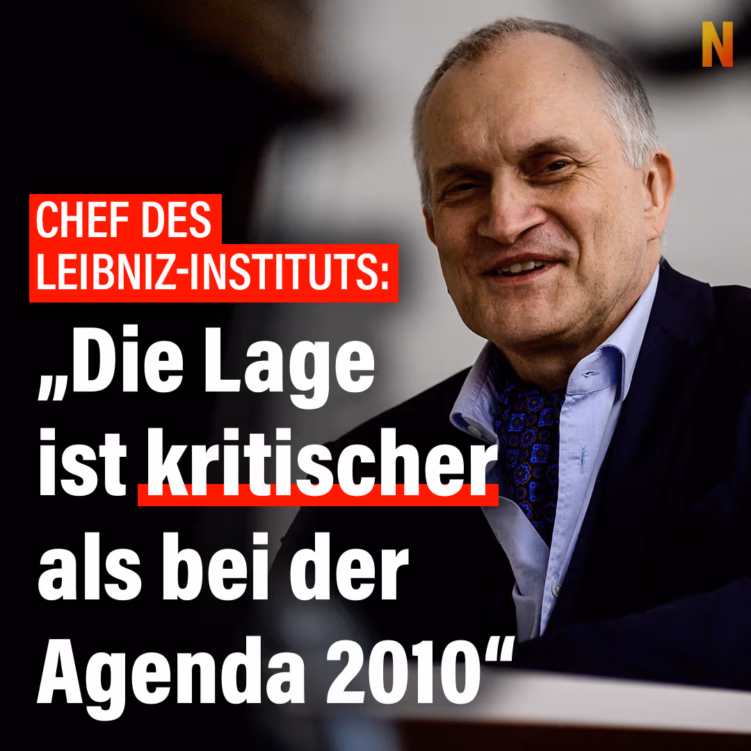 Chef des Leibniz-Institutes: „Die Lage ist kritischer als bei der Agenda 2010“