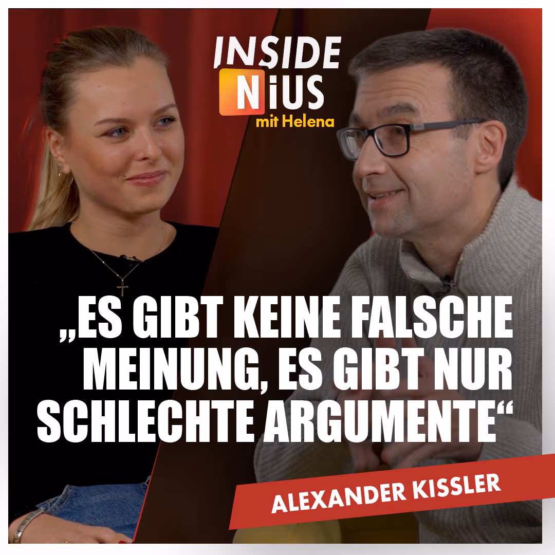 „Es gibt keine falschen Meinungen, nur schlechte Argumente“ – Alexander Kissler | Inside NIUS mit Helena