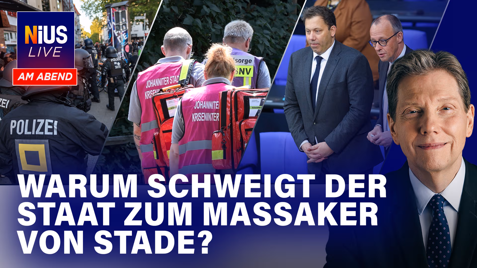 In Erfurt drohen am Wochenende Gewalt-Exzesse I NIUS Live am Abend vom 01.07.2026