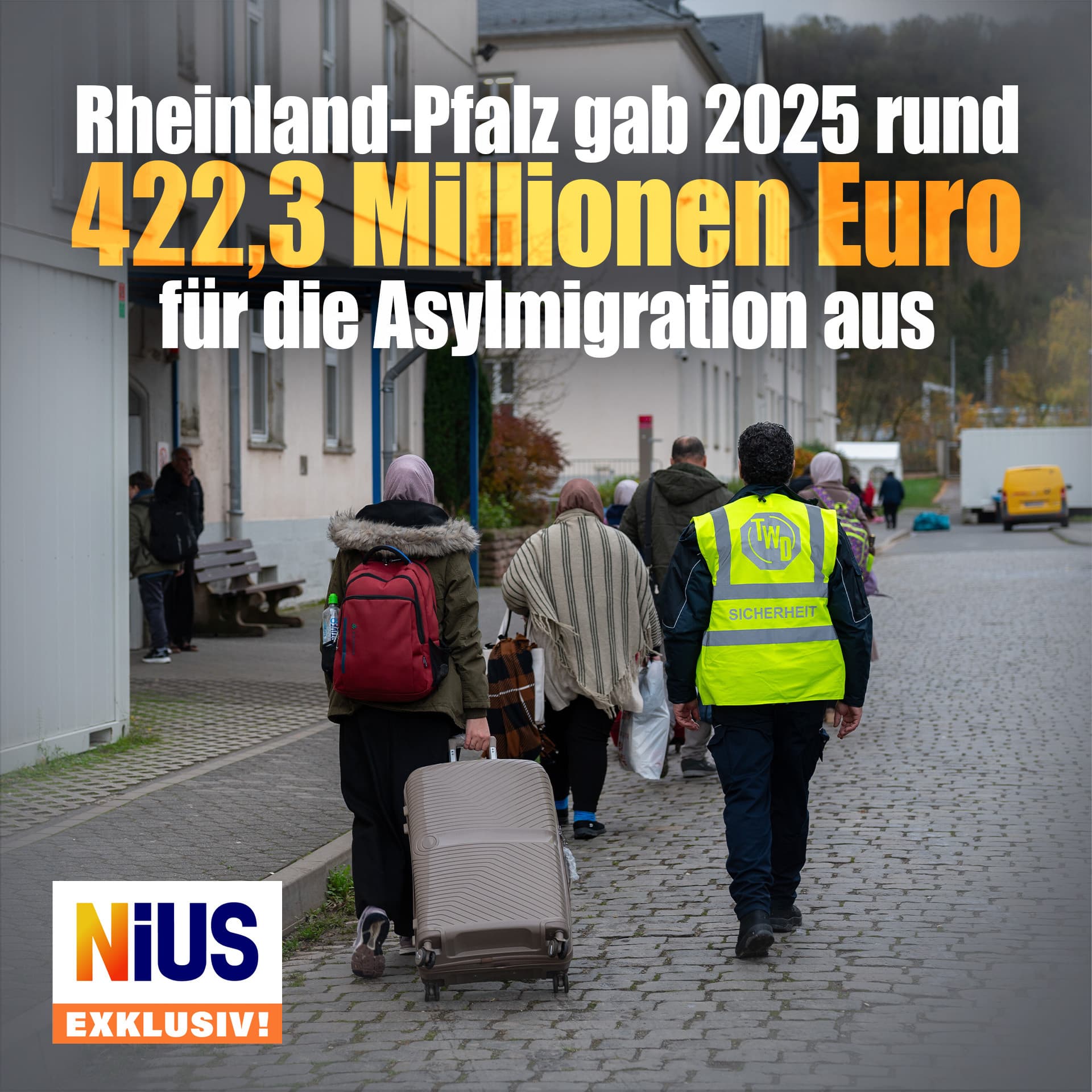 Rheinland-Pfalz gab 2025 rund 422,3 Millionen Euro für die Asylmigration aus