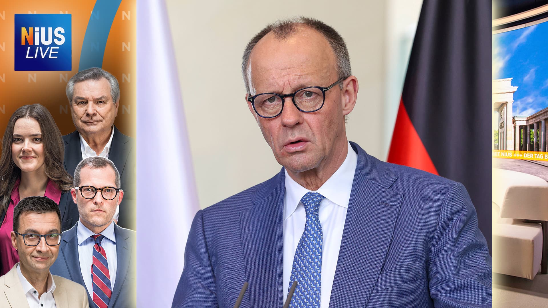 NIUS Live am Montag: Erhöht die CDU in einer Woche die Steuern?