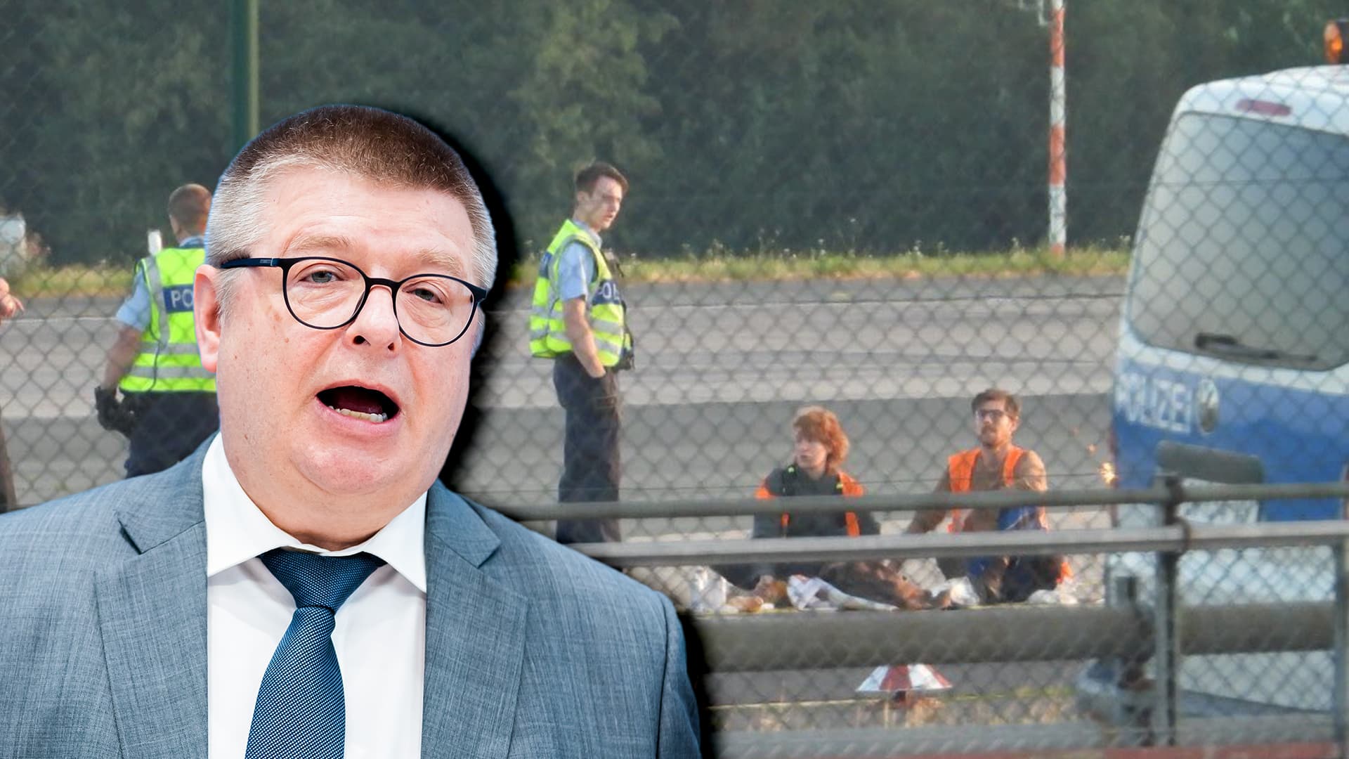 Geheimdienst-Chef sieht Klima-Kleber als Freunde des Grundgesetzes