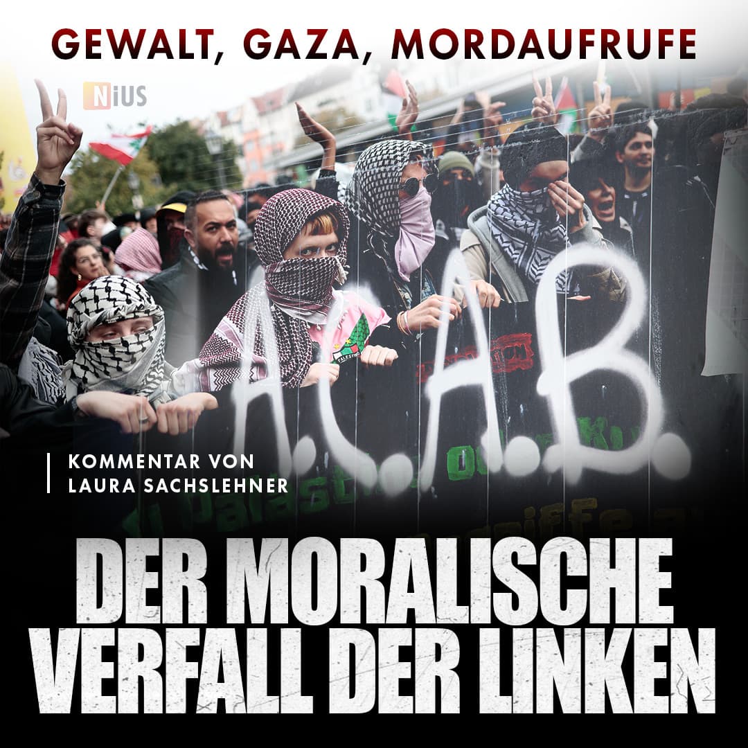 Gewalt, Gaza, Mordaufrufe: Der moralische Verfall der Linken