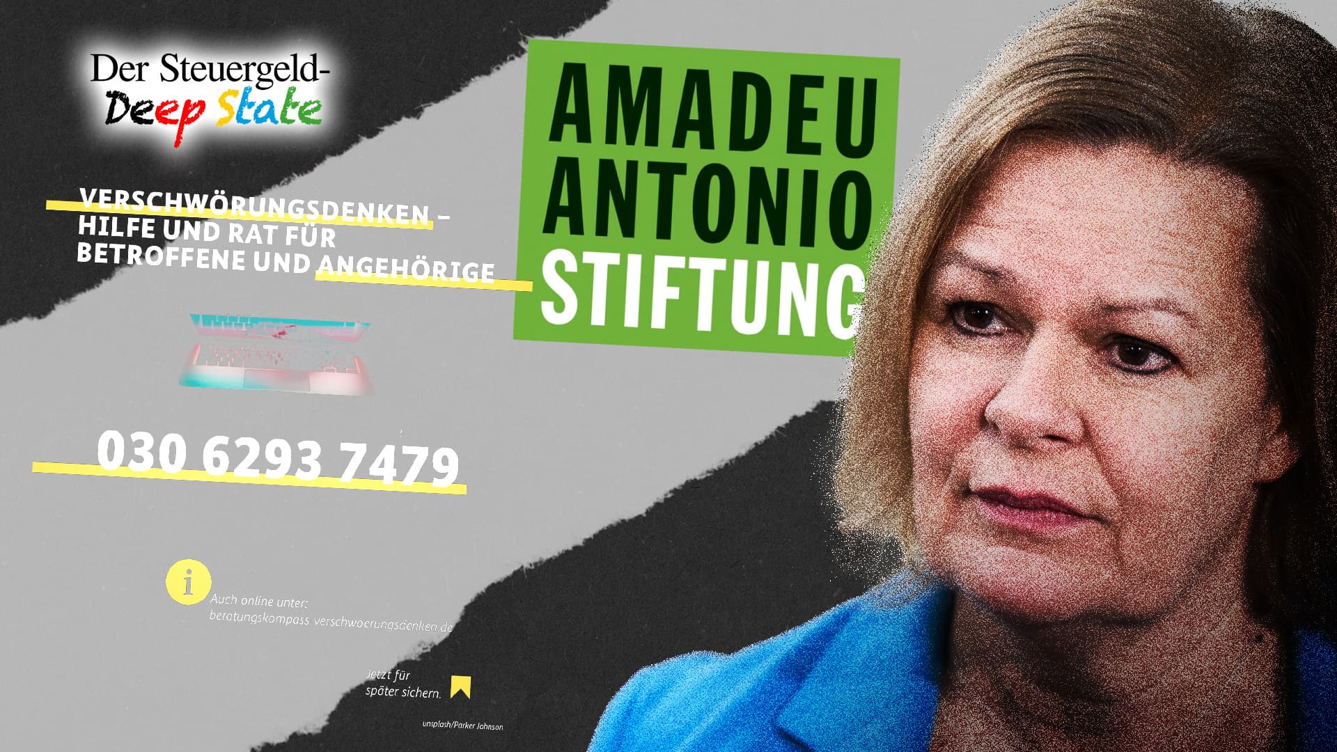 Nancy Faeser und Organisation einer Stasi-Mitarbeiterin gründen Meldestelle für falsches Denken