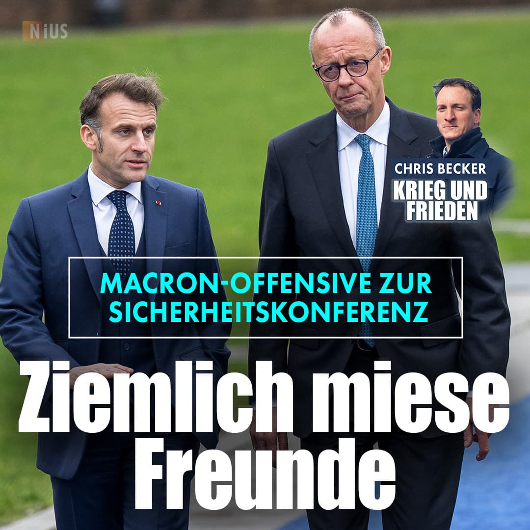 Ziemlich miese Freunde: Macron-Offensive zur Sicherheitskonferenz