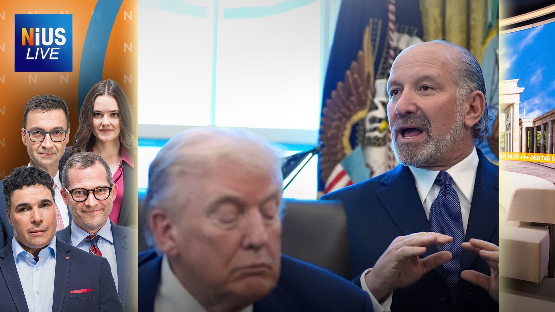 Das war NIUS Live am Mittwoch: Jetzt wackelt Trumps Zoll-Zar in der Epstein-Affäre