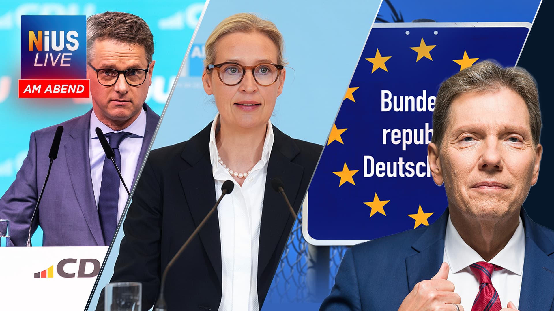 Am Donnerstag bei NIUS Live am Abend: AfD nicht gesichert rechtsextrem