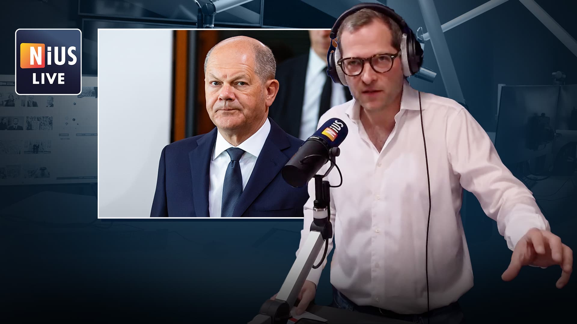 NIUS LIVE: „Das ist ein moralischer Total-Kollaps – Olaf Scholz ist eine Schande für dieses Land”