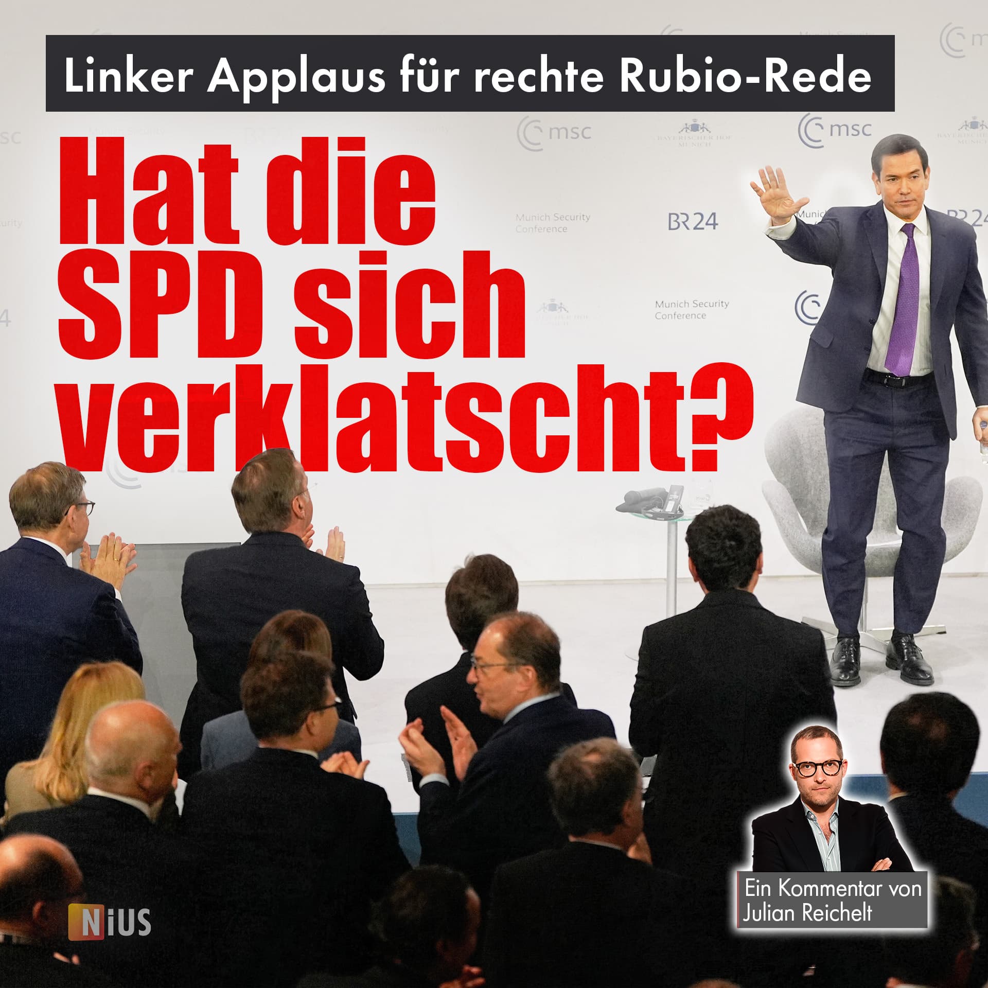 Linker Applaus für rechte Rubio-Rede: Hat die SPD sich verklatscht?