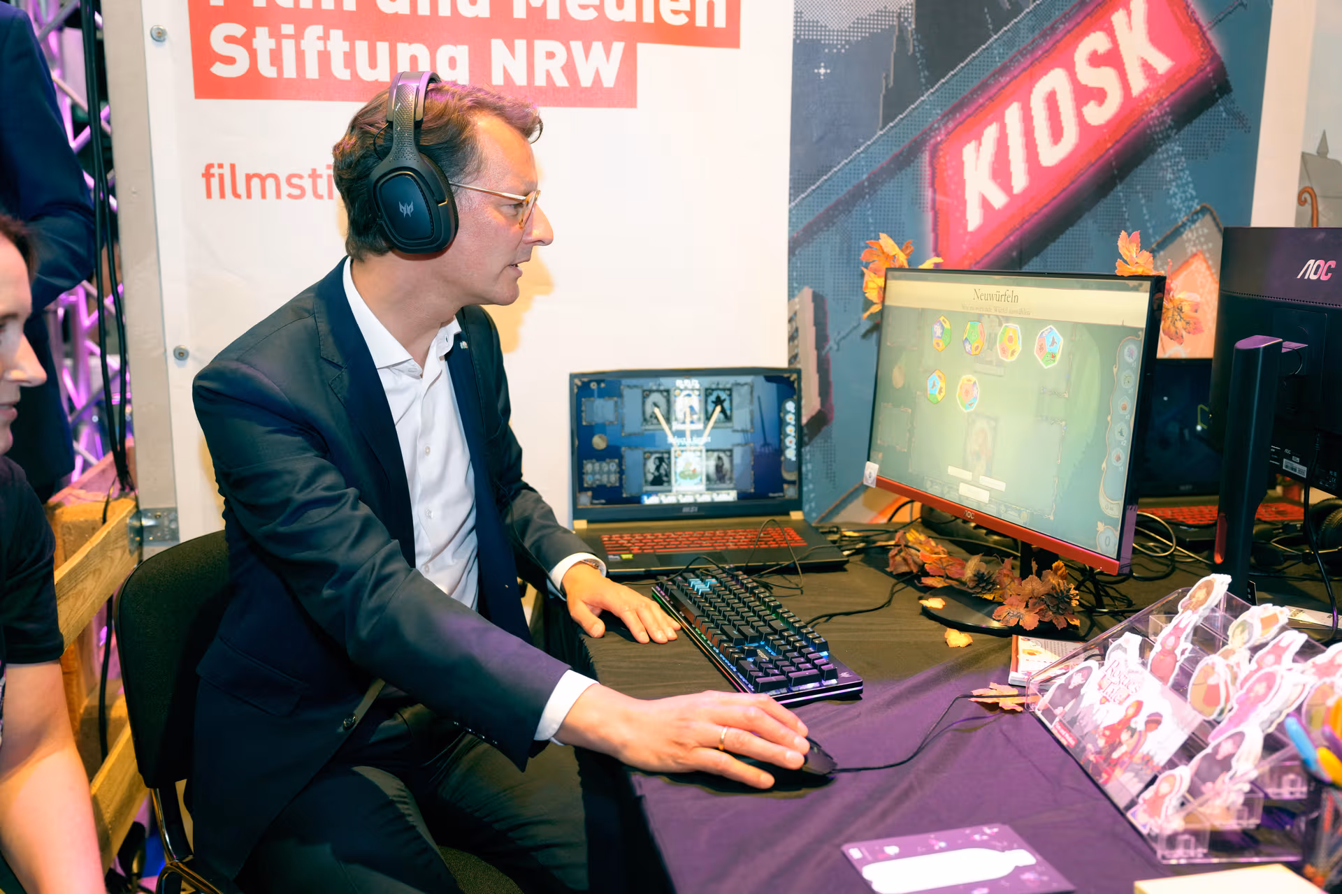 Zocken gegen Messer-Terror: Mit diesem Computerspiel möchte Wüst ein zweites Solingen verhindern