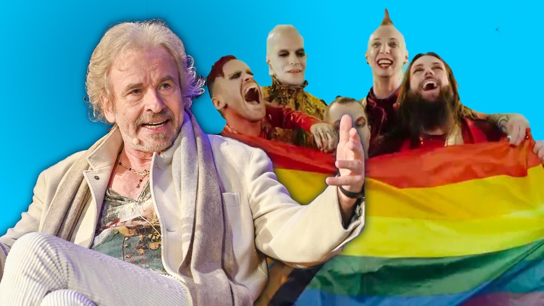 ESC: Gottschalk lästert über deutsche Regenbogen-Rocker
