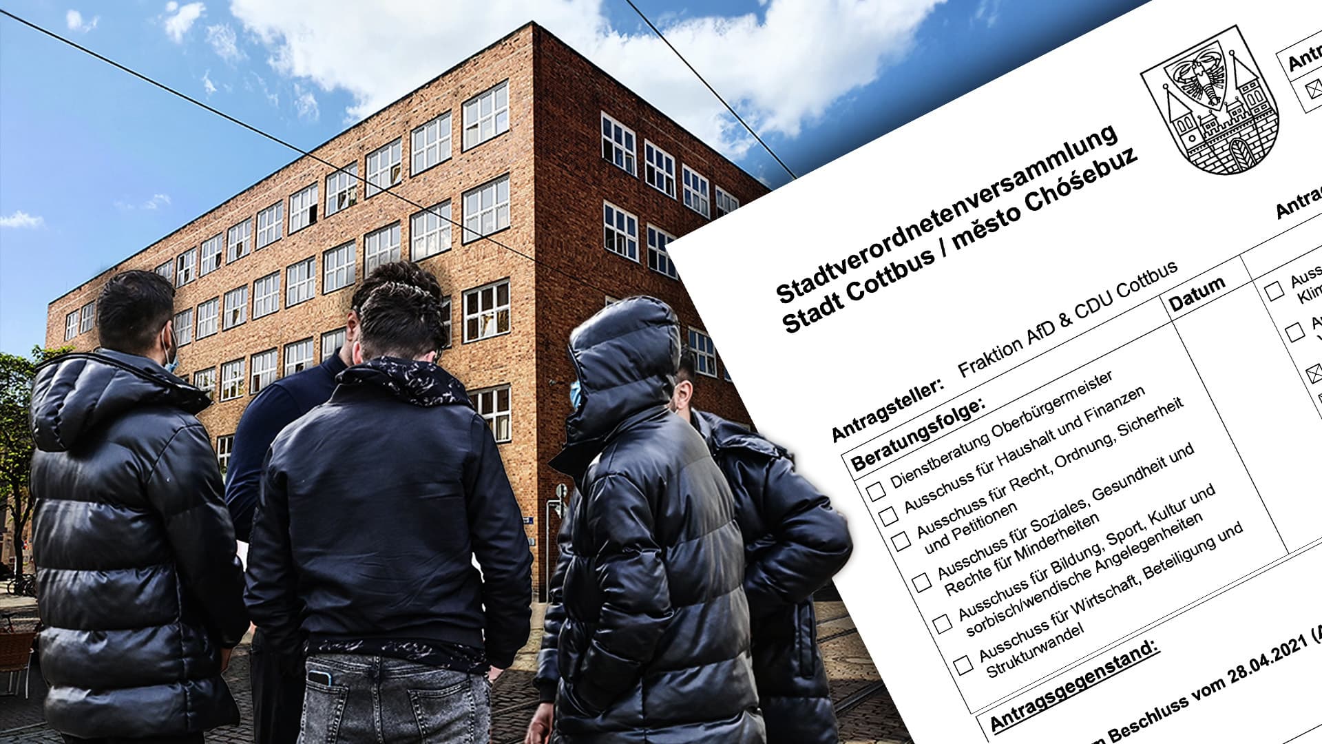 AfD und CDU stimmen mit gemeinsamem Antrag gegen Aufnahme von Migranten in Cottbus!