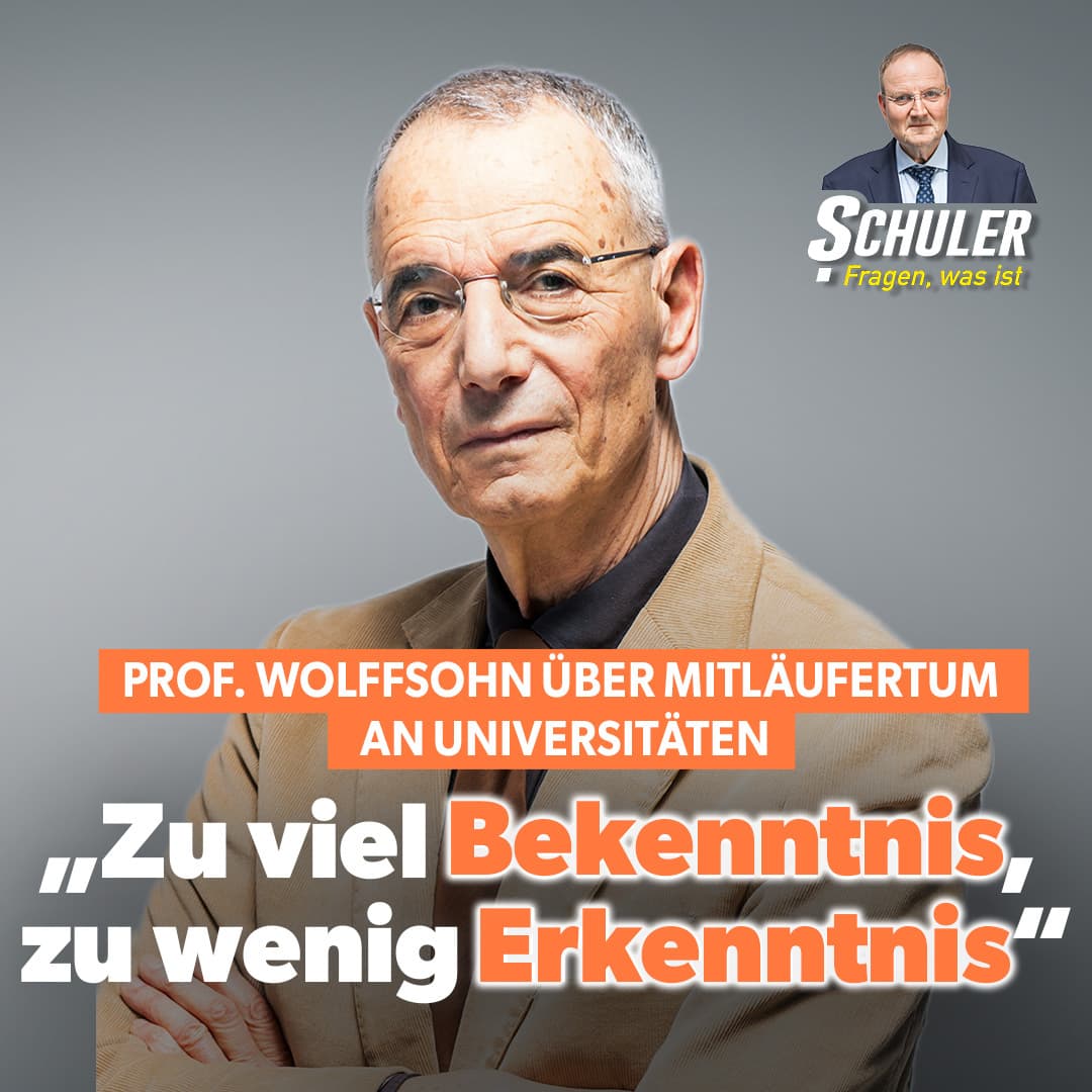 Prof. Wolffsohn über Mitläufertum an Universitäten: „Zu viel Bekenntnis, zu wenig Erkenntnis“