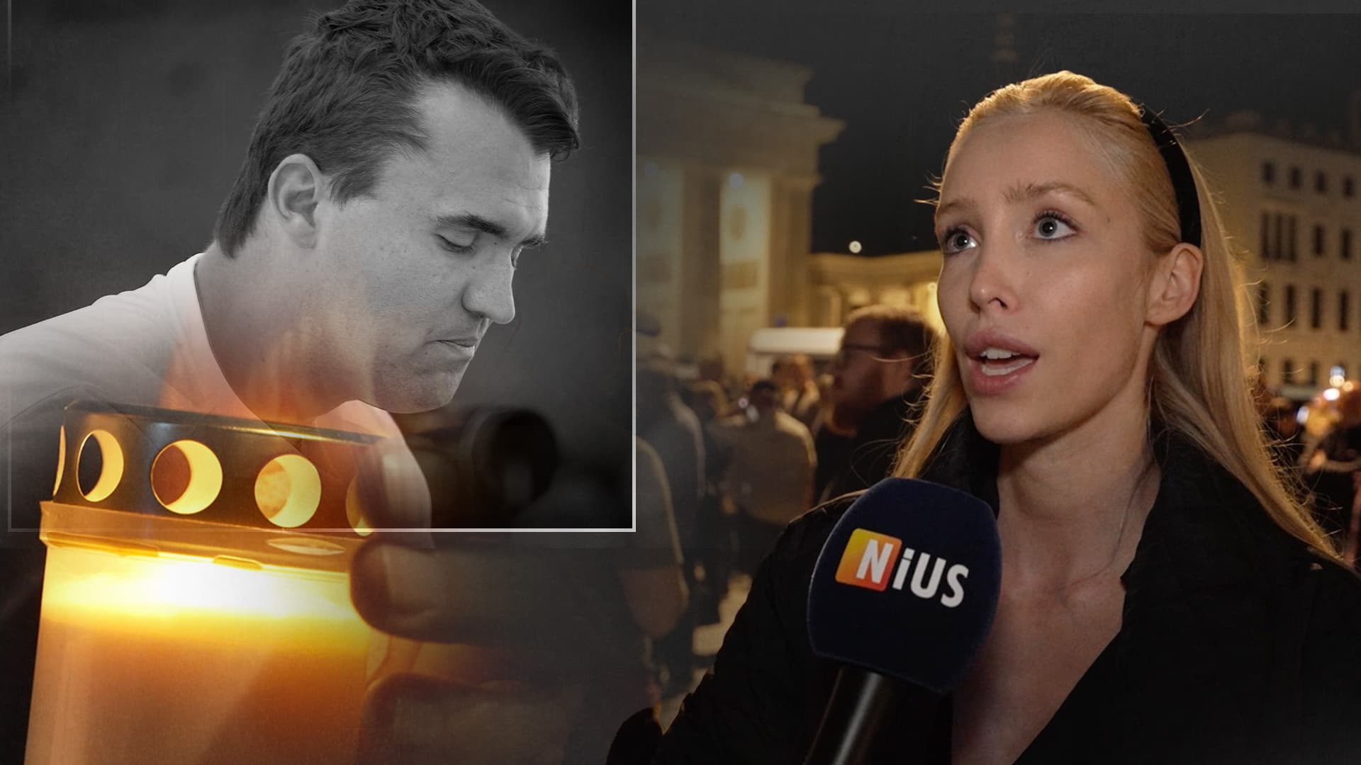 NIUS bei der Gedenkfeier für den ermordeten Charlie Kirk: „Er hat für die Meinungsfreiheit gekämpft“
