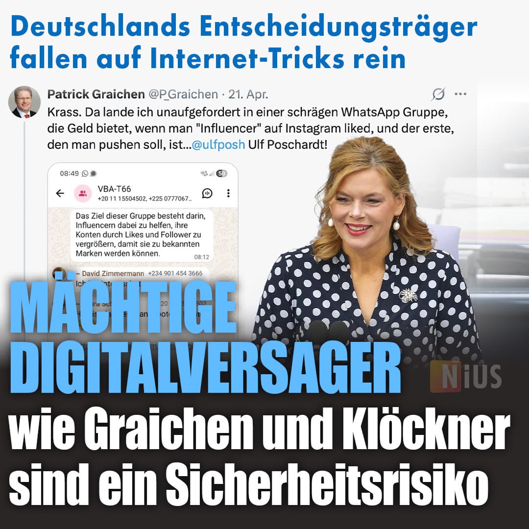Sicherheitsrisiko: Deutschlands Entscheidungsträger fallen auf Internet-Tricks rein