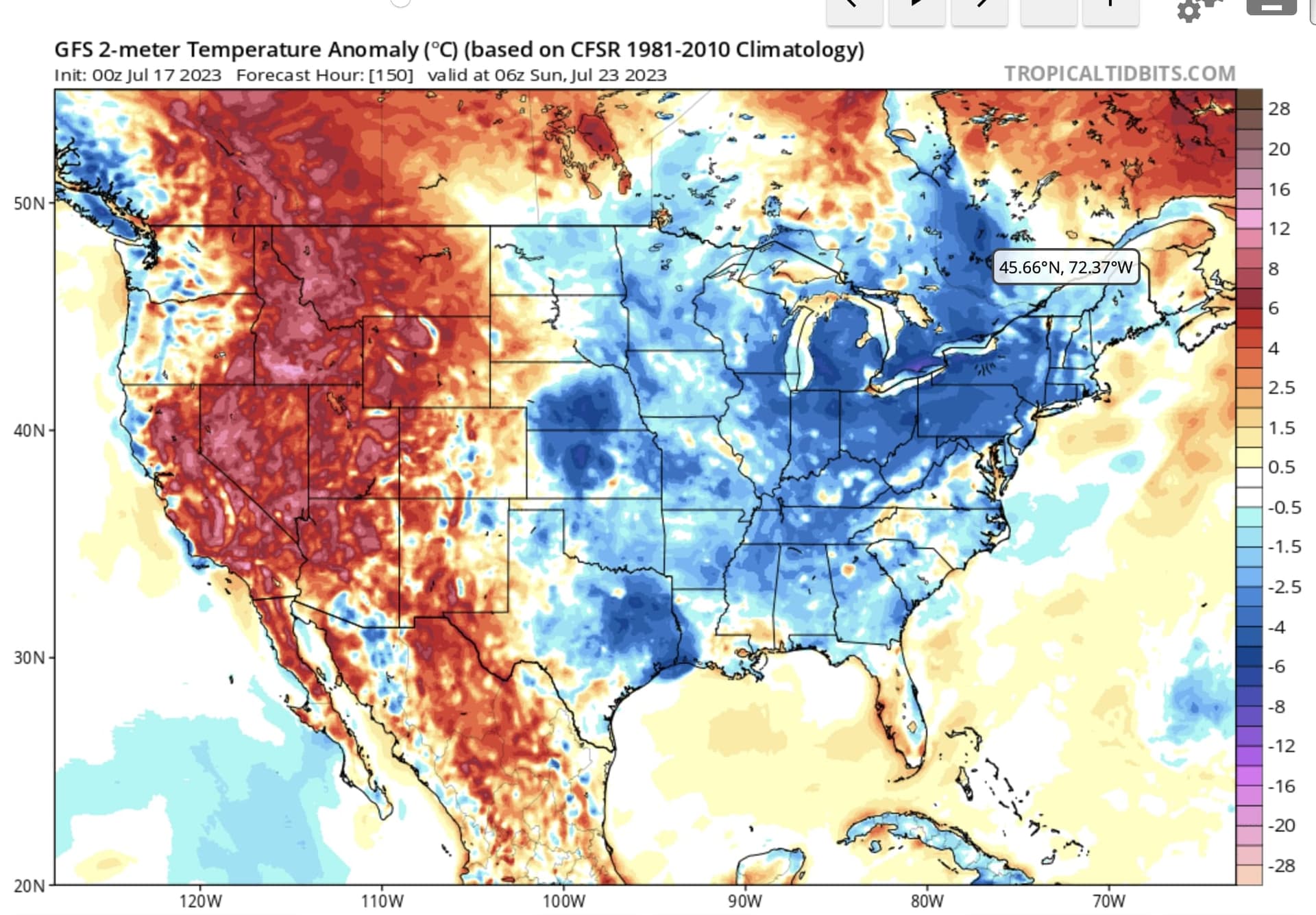 Die einseitige Wetter-Berichterstattung der Tagesschau: Wussten Sie, dass es in Teilen der USA gerade ungewöhnlich kalt ist?