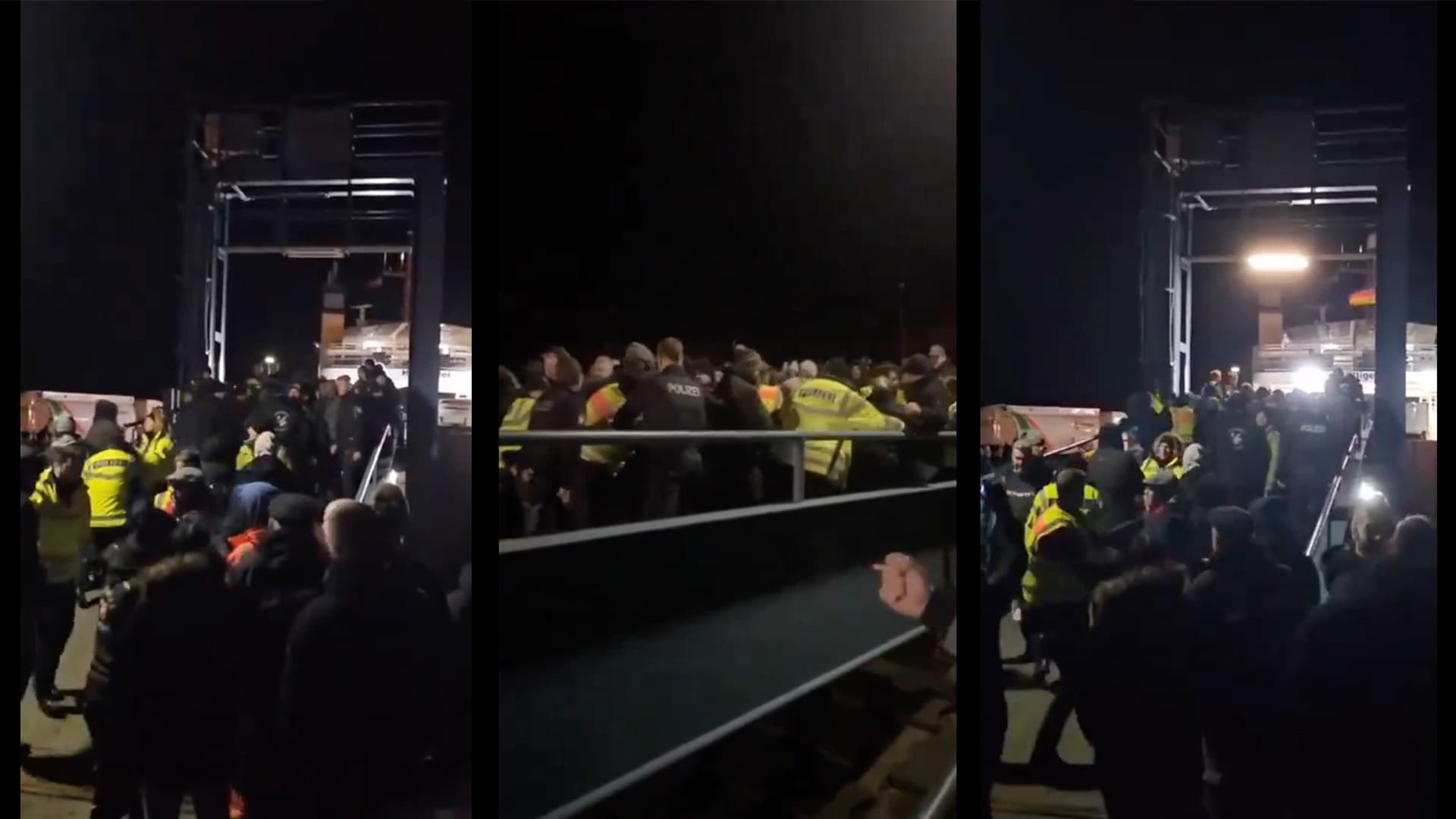 Polizei über Bauern-Proteste an Habeck-Fähre: „Wir sehen als Polizei davon ab, von Gewalt zu sprechen“
