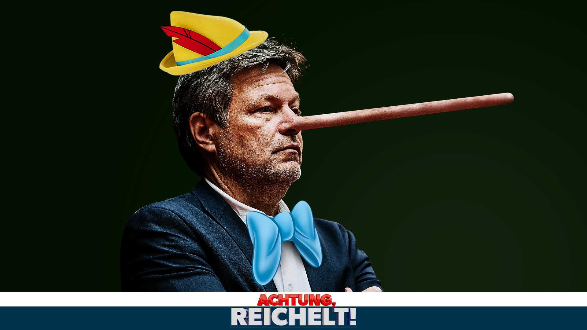Robert Habeck, der Pinocchio der deutschen Wirtschaft! So lügt er sich (und uns) die Lage schön