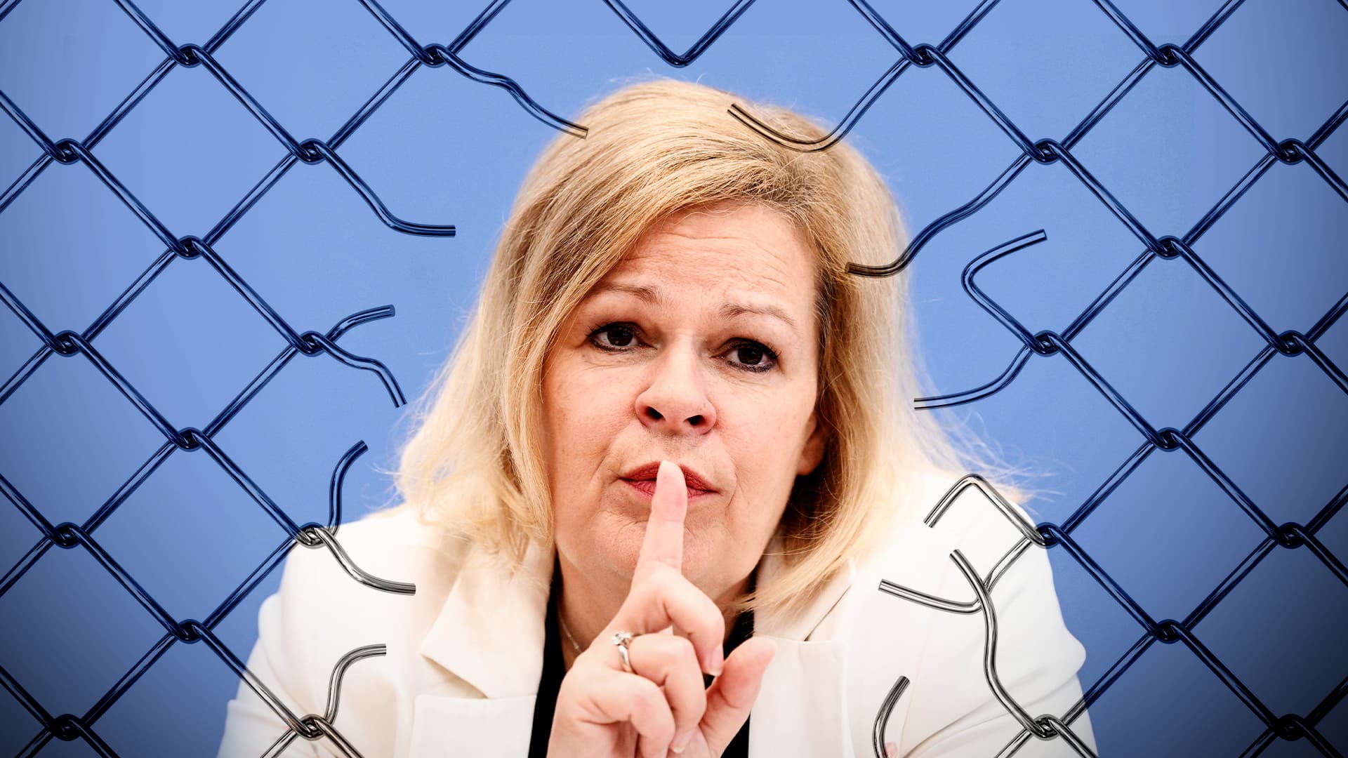 Die einzige Grenze, die in Deutschland noch gesichert wird, ist die Grenze der Meinungsfreiheit
