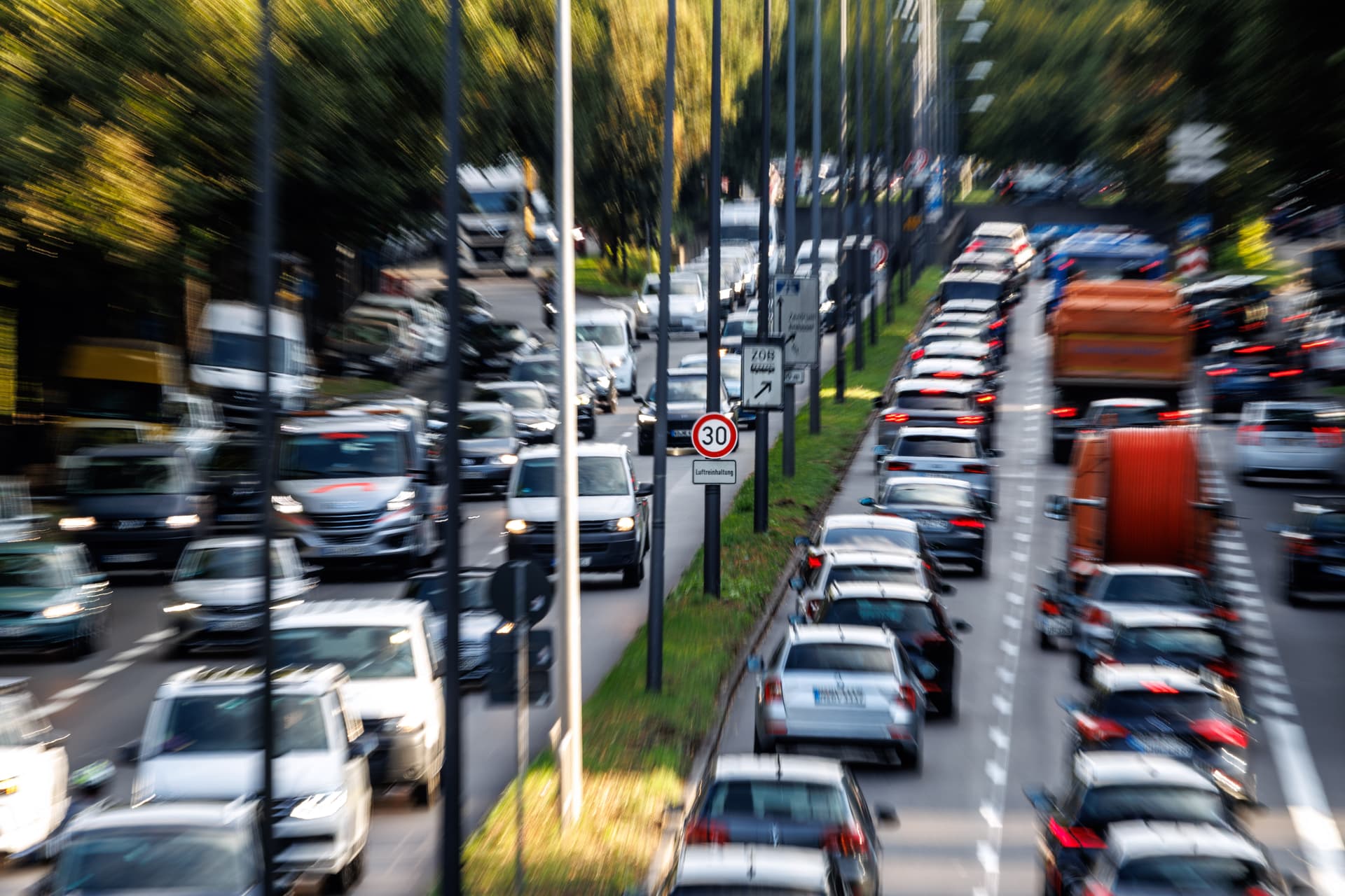 Tempo 30 auf Mittlerem Ring in München: Kaum Auswirkungen auf die Luftwerte