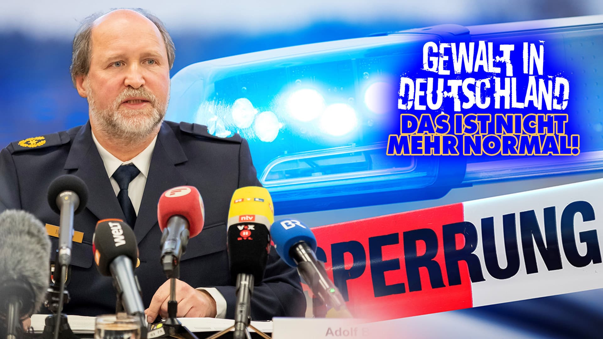 Polizei-Chef in Mittelfranken schlägt Alarm: Immer mehr Ausländer verüben immer mehr Straftaten