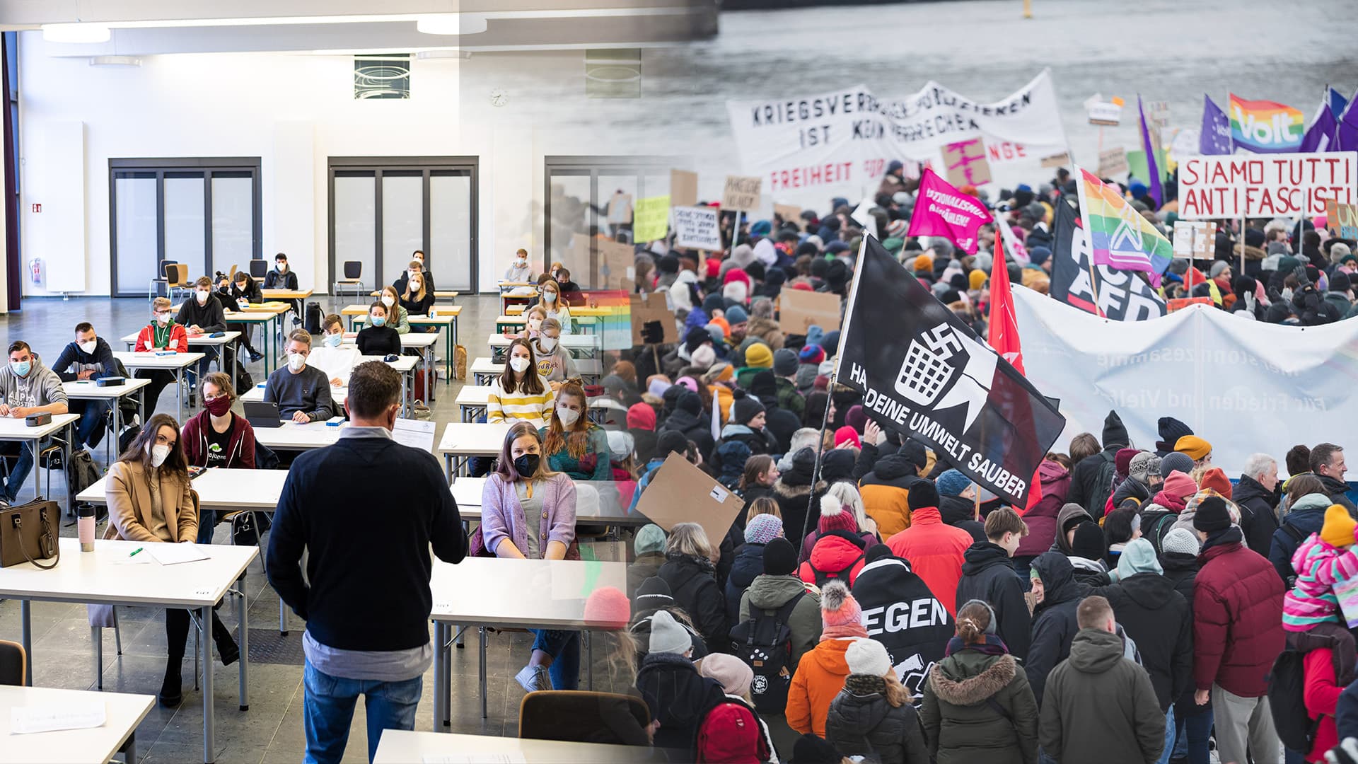 5 krasse Beispiele: Deutschlands Schulen schicken Schüler zu Gegen-Rechts-Demos