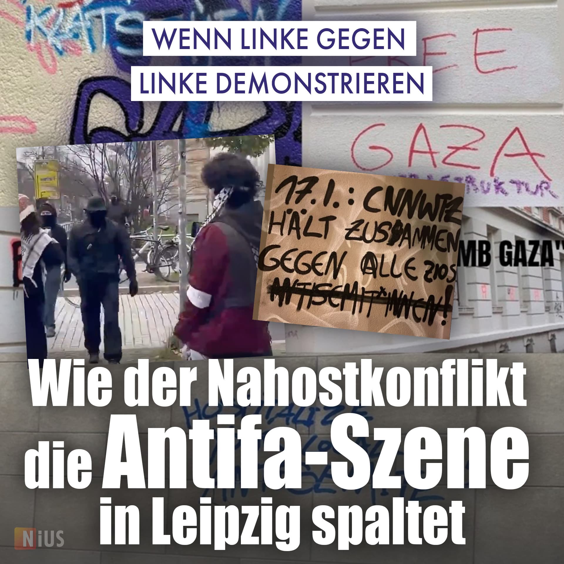 Wenn Linke gegen Linke demonstrieren: Wie der Nahostkonflikt die Antifa-Szene in Leipzig spaltet
