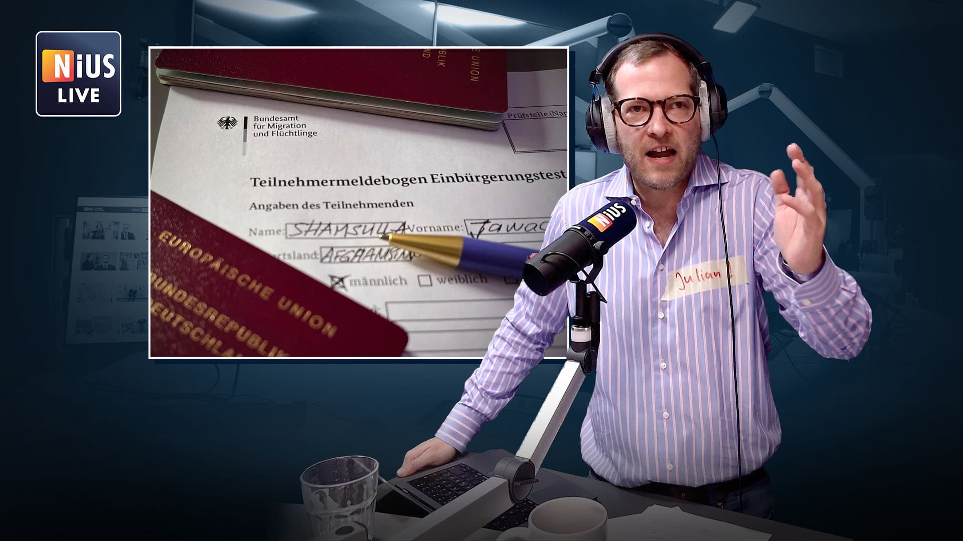 NIUS LIVE: „Das linke Lager war schon immer anti-deutsch”