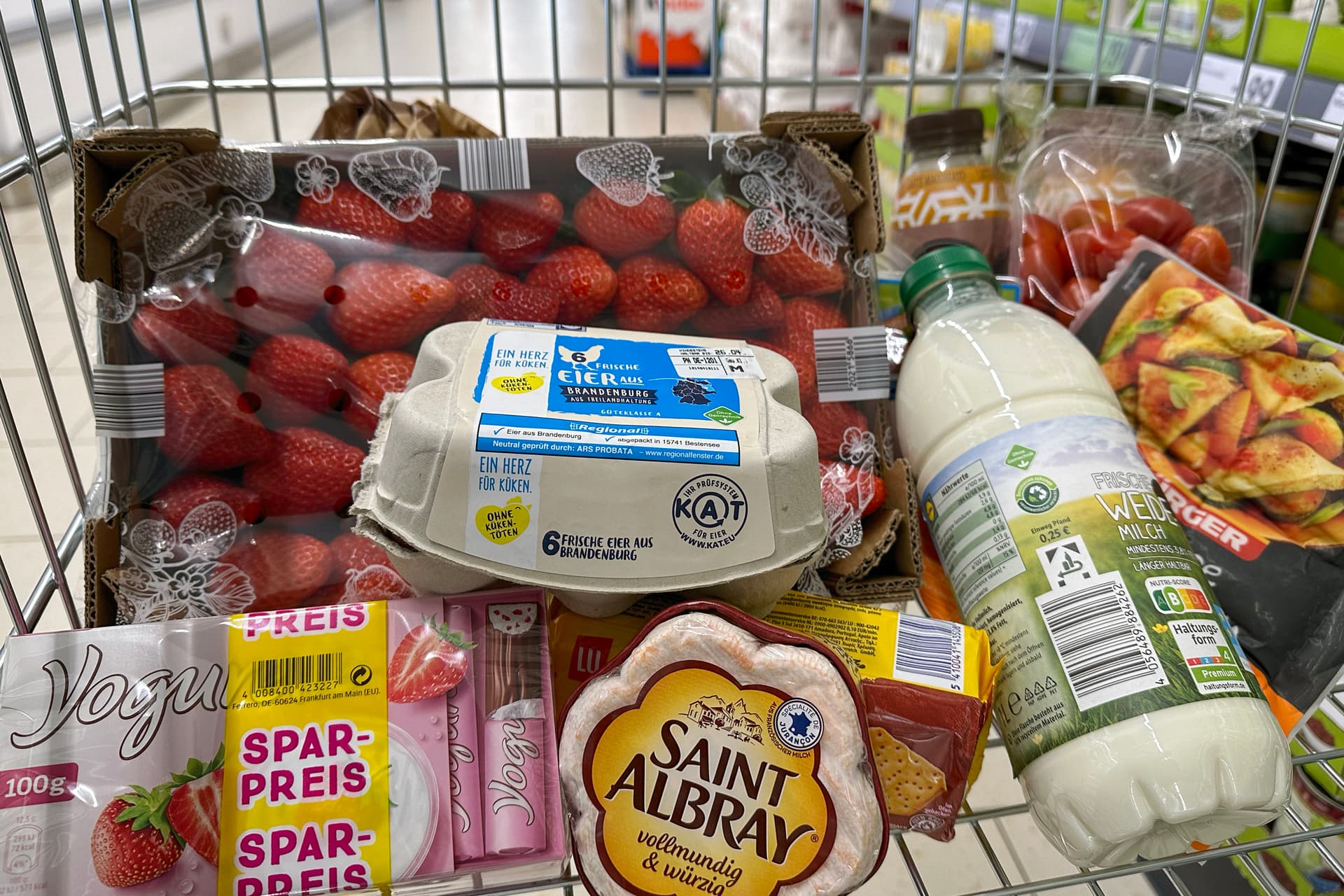Lebensmittel immer teurer! Inflation wieder über Zwei-Prozent-Marke