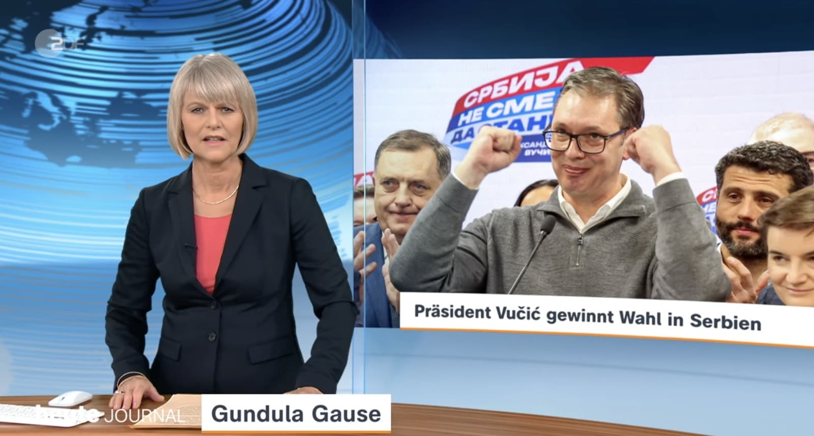 Gundula Gause lallte in den Nachrichten: ZDF-Moderatorin muss Sendung abbrechen