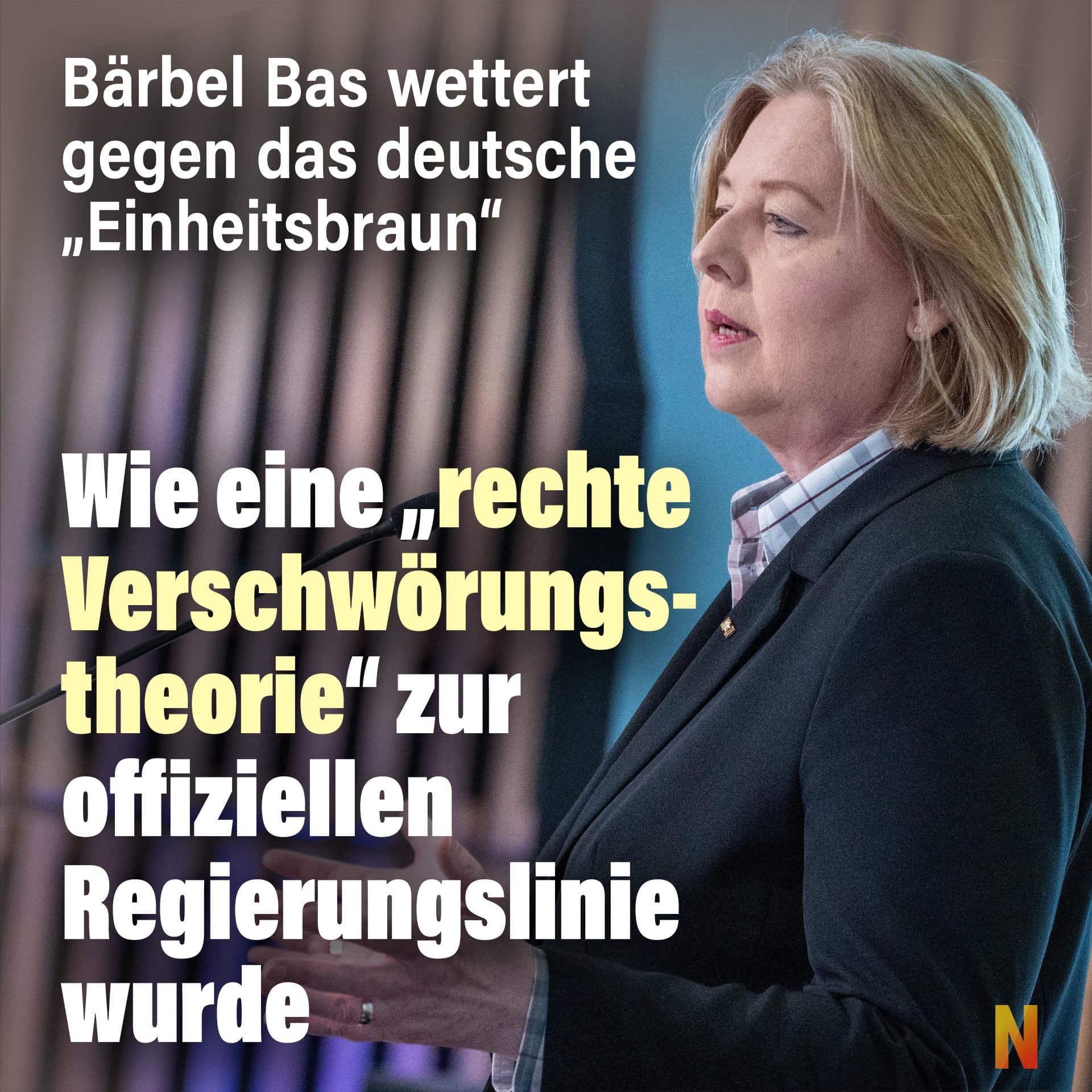Bärbel Bas und das „Einheitsbraun“: Wie eine „rechte Verschwörungstheorie“ zur offiziellen Regierungslinie wurde