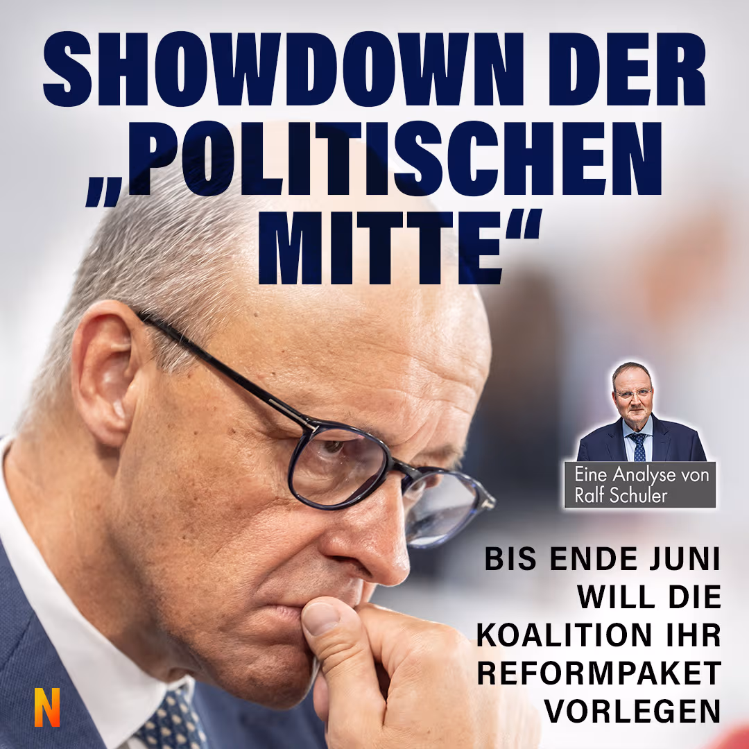 Showdown der „politischen Mitte“: Bis Ende Juni will die Koalition ihr Reformpaket vorlegen