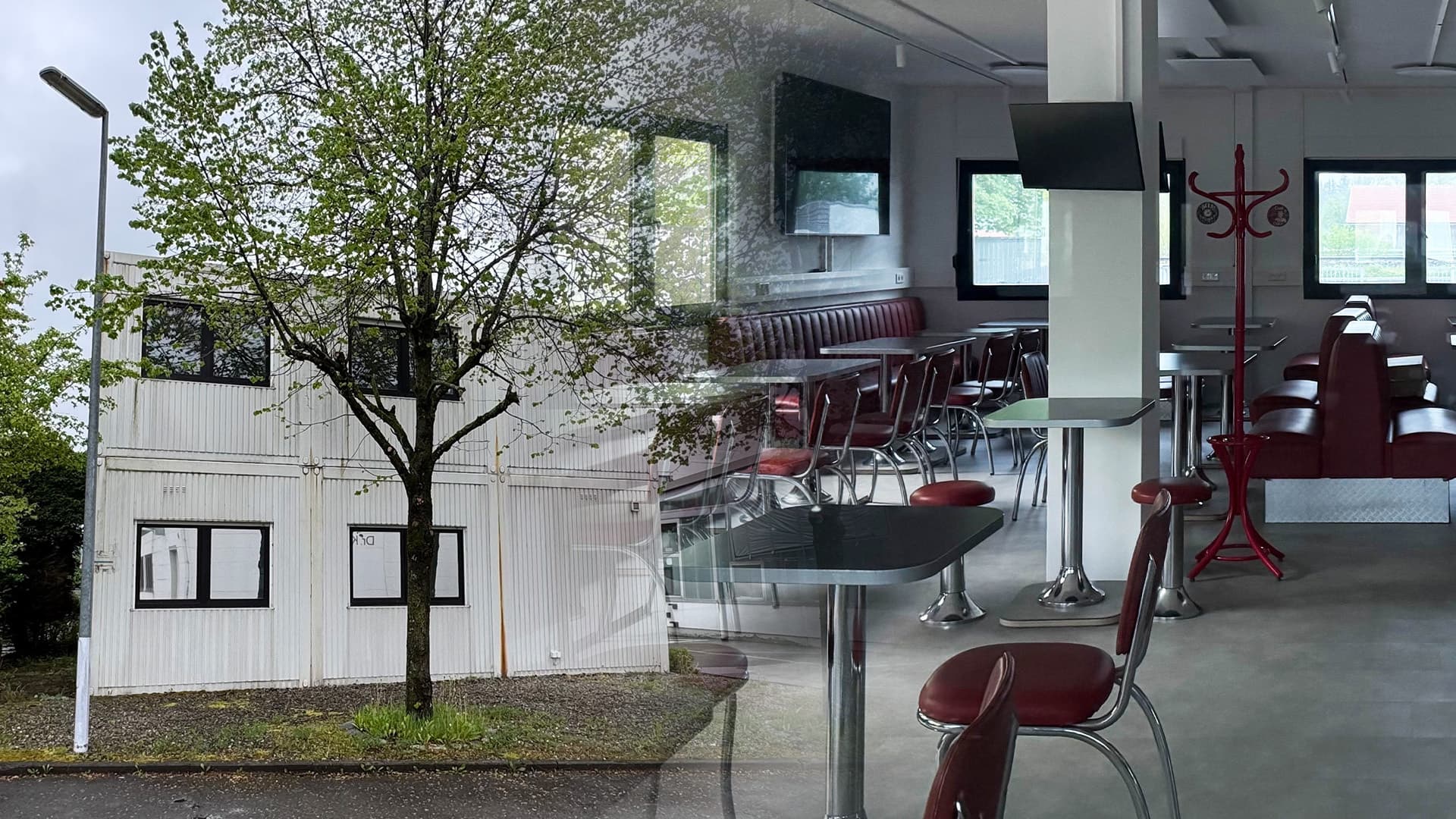 Willkommen im Steuer-Diner: Landratsamt Weilheim-Schongau baut „Integrationsraum“ mit Jukebox, Bar und Eisdielen-Flair