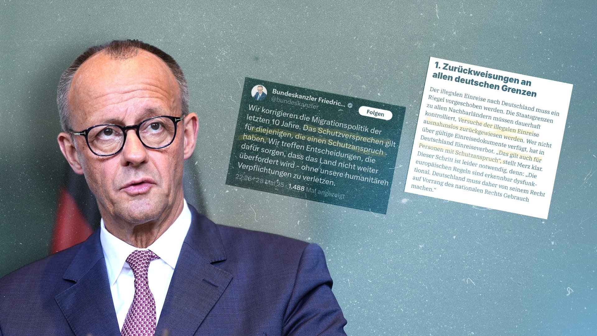 „Schutzversprechen gilt“: Merz zieht sein Migrationsversprechen offiziell zurück