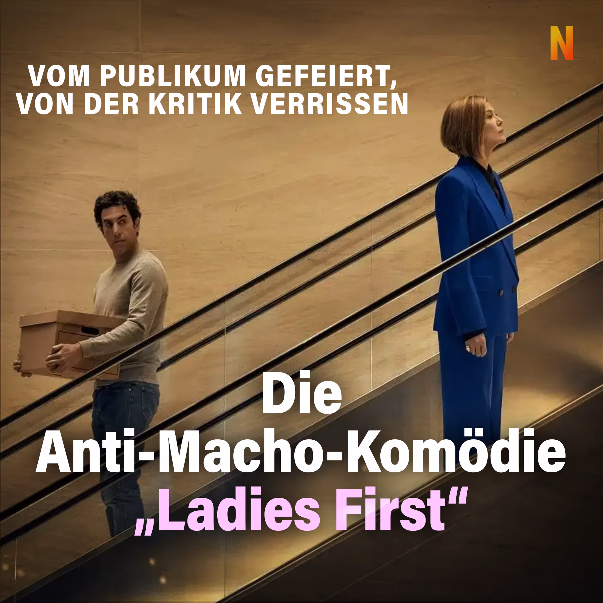 Vom Publikum gefeiert, von der Kritik verrissen: Die Anti-Macho-Komödie „Ladies First”
