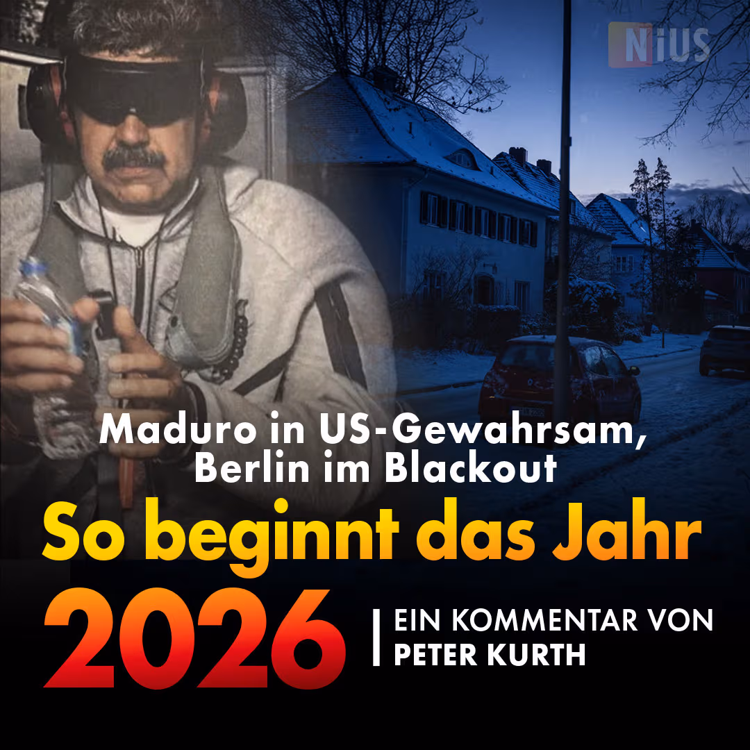 Maduro in US-Gewahrsam, Berlin im Blackout: So beginnt das Jahr 2026