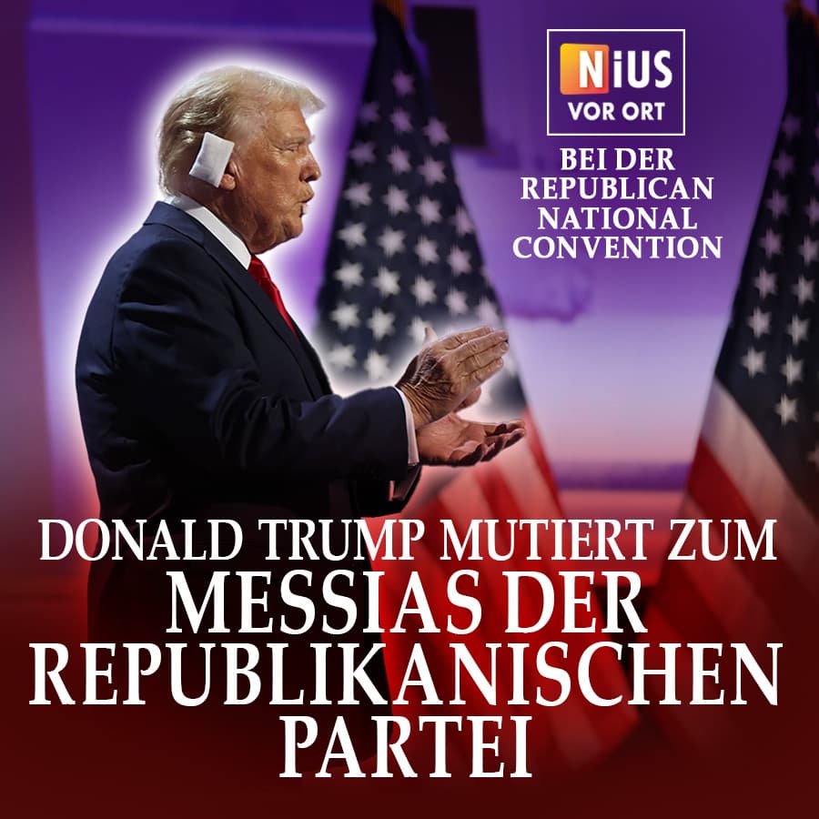 Donald Trump mutiert zum Messias der Republikanischen Partei
