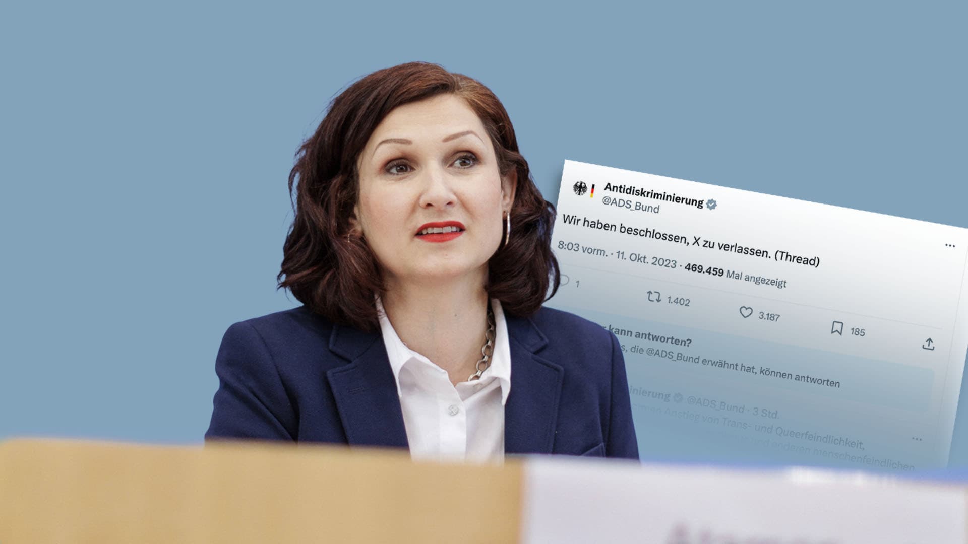 Atamans Antidiskriminierungsstelle: Kein Wort zu Morden an Juden, stattdessen Abschied von Twitter