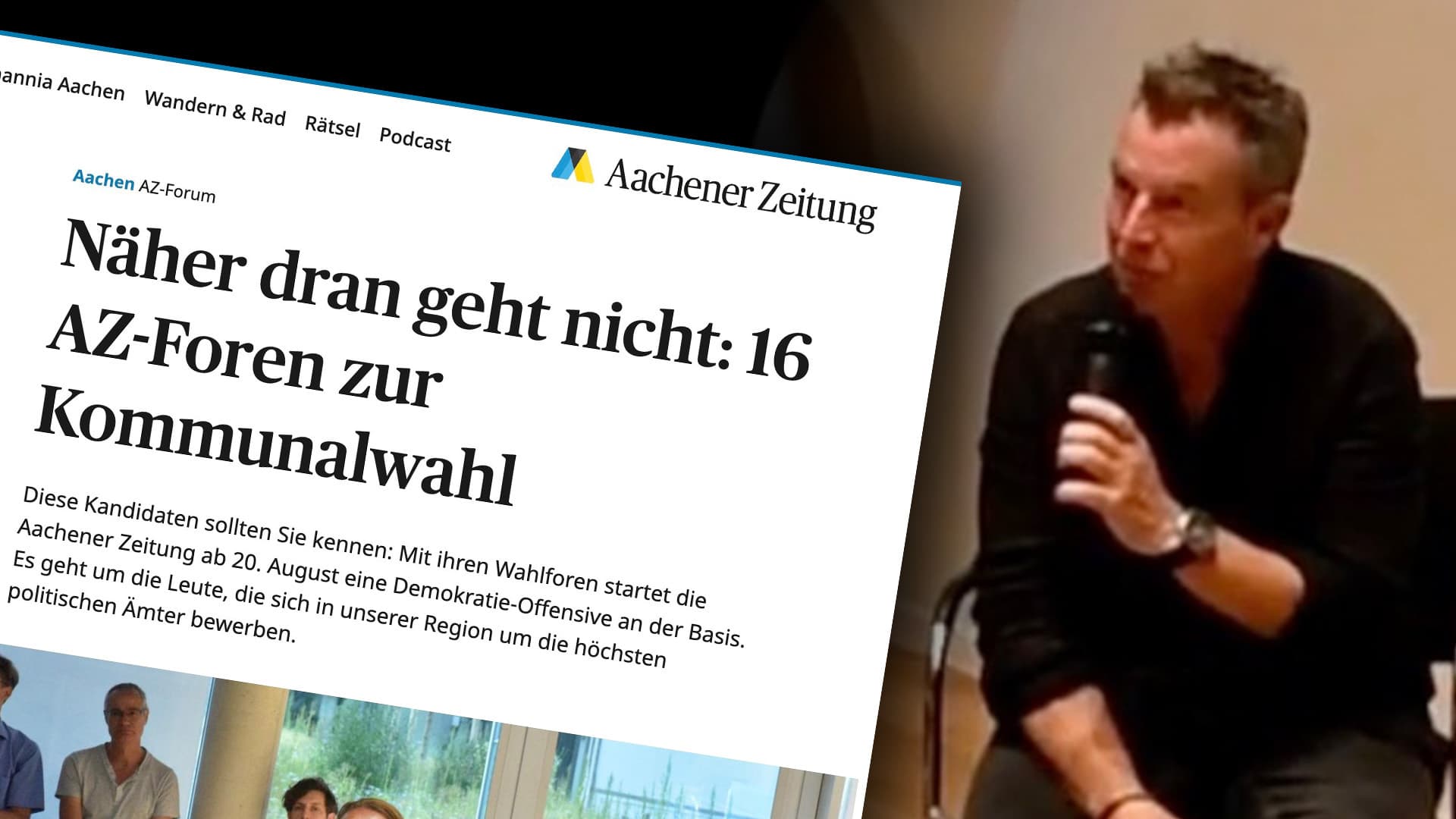 „Demokratie-Offensive“ zur Kommunalwahl: „Aachener Zeitung“ diskutiert mit 69 Kandidaten – aber mit keinem der AfD