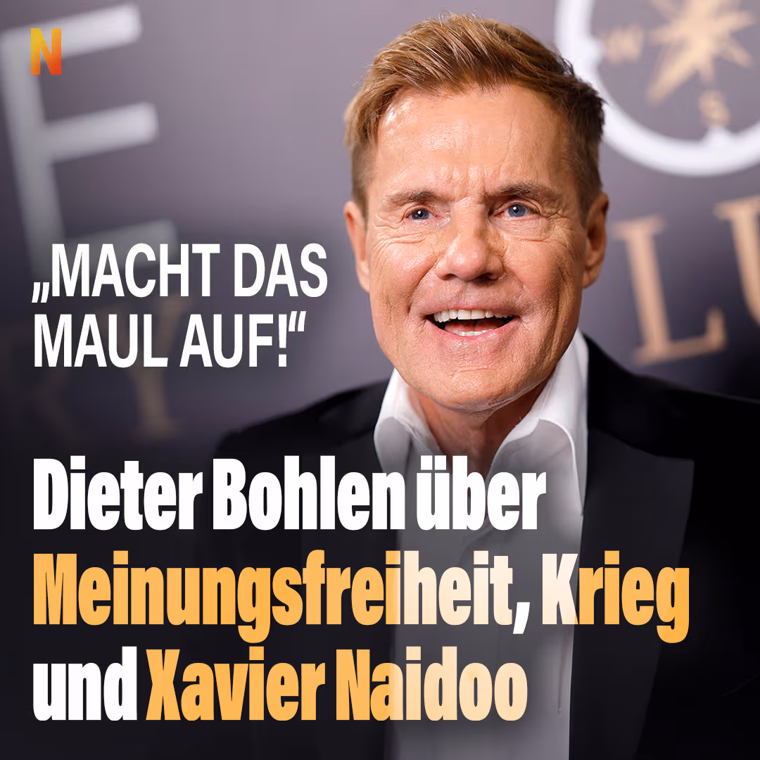 „Macht das Maul auf!“: Dieter Bohlen über Meinungsfreiheit, Krieg und Xavier Naidoo