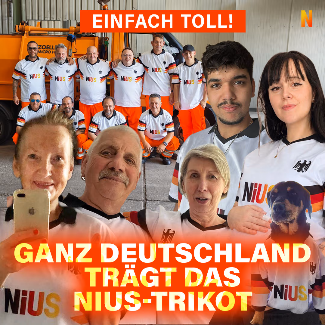 Ganz Deutschland trägt das NIUS-Trikot