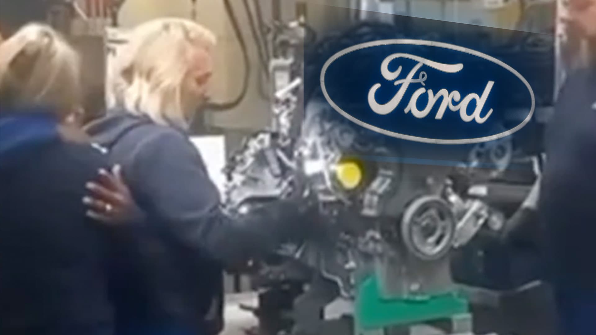 Emotionales Video: Beim Bau des letzten Verbrenners liegen sich die Ford-Mitarbeiter in den Armen