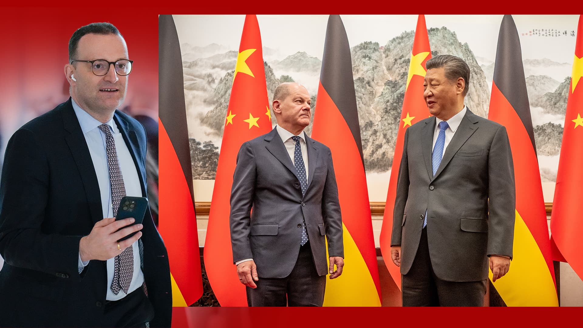 Spahn in Peking: China-Politik nicht dem Kanzler überlassen