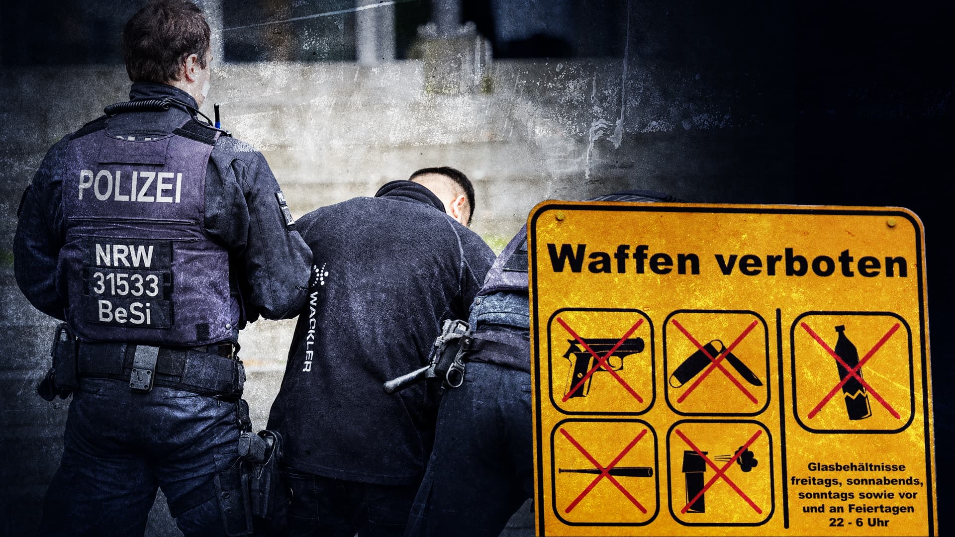 In Düsseldorf wurden mehr als 250 Messer in der Messer-Verbotszone beschlagnahmt