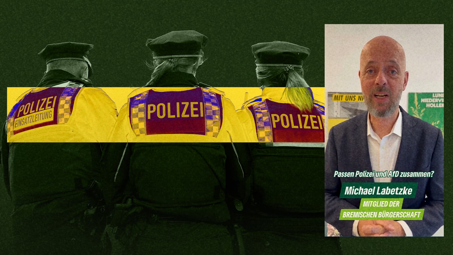 „Unvereinbar mit Diensteid“: Grüne Polizei will AfD-Wähler aus Polizeidienst entfernen