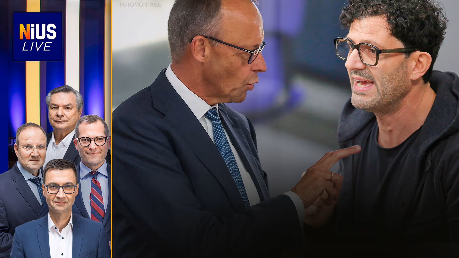Ab 6 Uhr bei NIUS Live: Merz in der Links-Falle